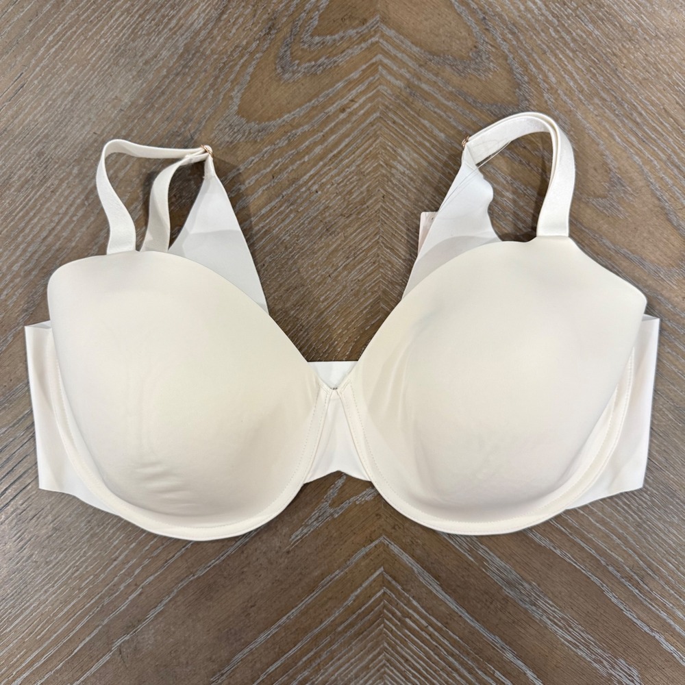 Soma Vanishing 360 Perfect Coverage Bra 40DD Ivory‎ NWT Smooth